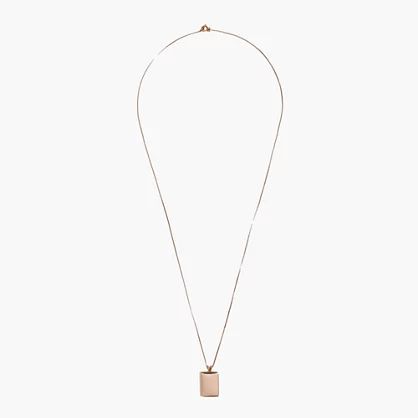 Demi-Fine Bronze Locket Necklace | Madewell