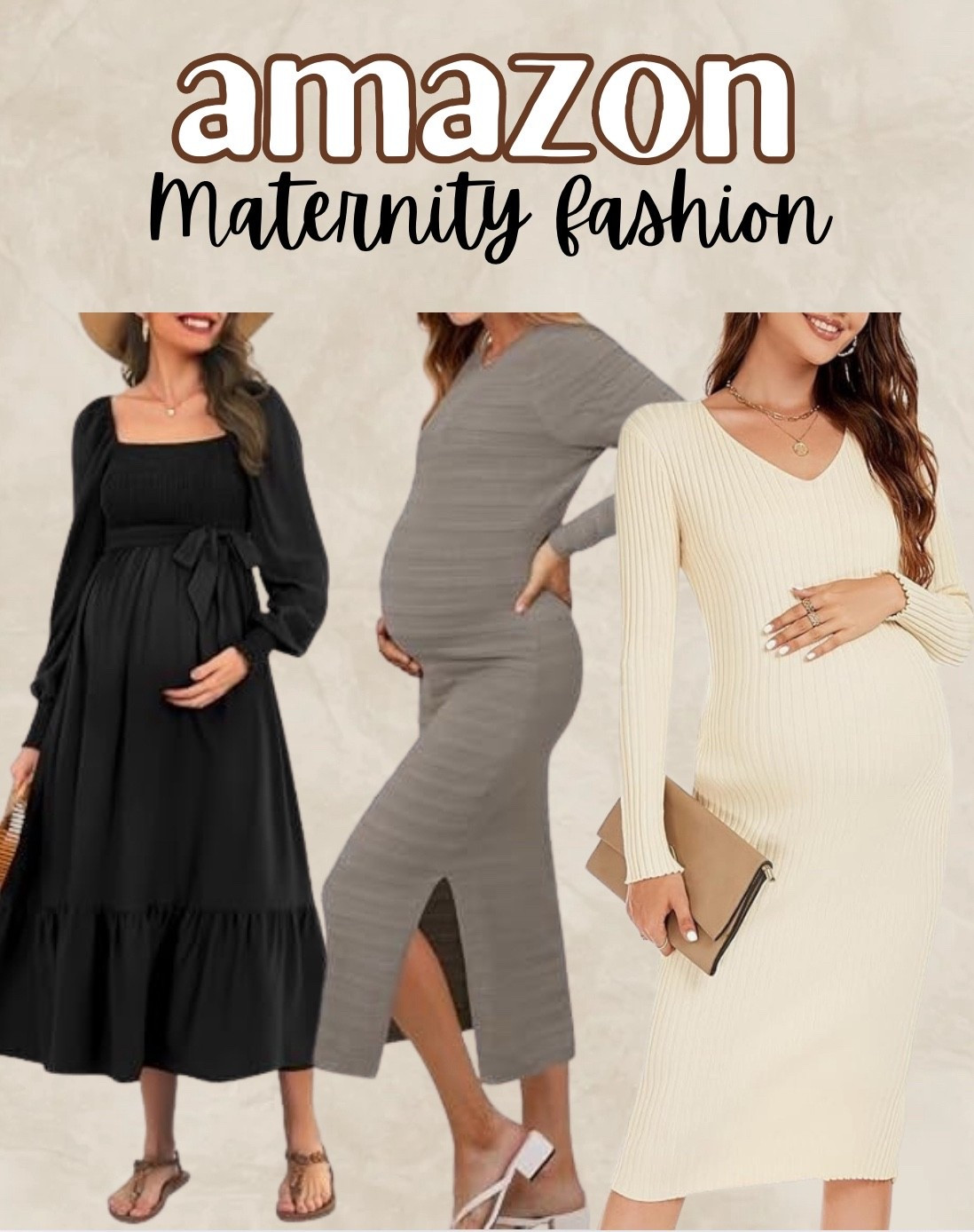 Maternity fashion from Amazon! 
Winter maternity dresses, bump friendly dresses from Amazon for the winter. Baby shower dresses from Amazon prime. Long sleeve maternity dress. Winter fashion from Amazon. Maternity workwear. Bump friendly church outfits 

#LTKFindsUnder50 #LTKWorkwear #LTKBump