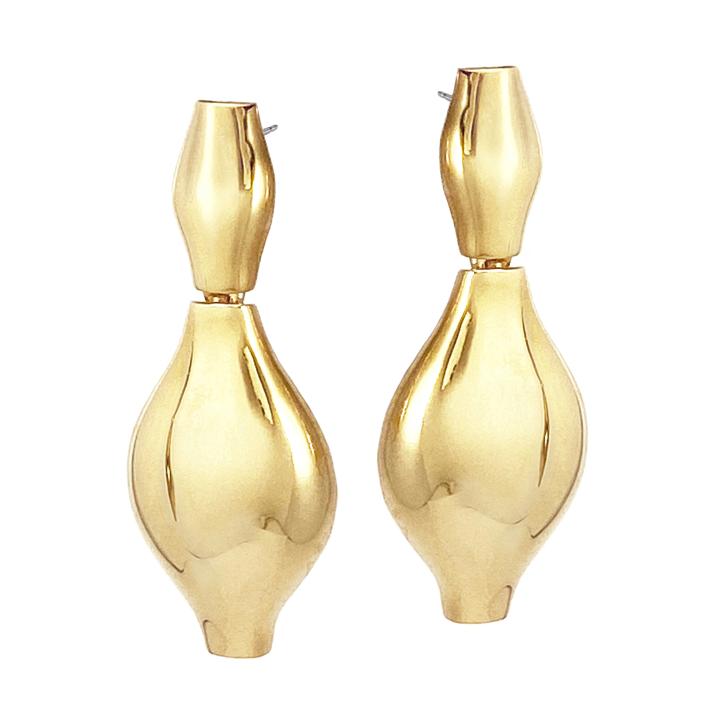 Amphora Statement Drops - Gold | Wolf & Badger (US)