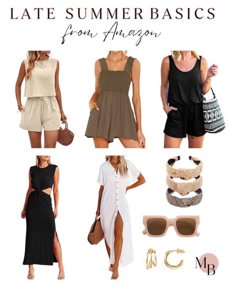 I rounded up some chic Amazon basics that are perfect for late summer and can take you right into early fall. The key is to look for versatile solids that can be layered, relaxed fits, and easy accessories that can pull together an outfit. 
#latesummer #latesummerstyle #transitionalstyle #NeutralTones #amazonfinds #amazonfashion #amazonbasics #stylebasics #styleover40 #lifestyleexpert #easylook

#LTKFind #LTKSeasonal #LTKstyletip