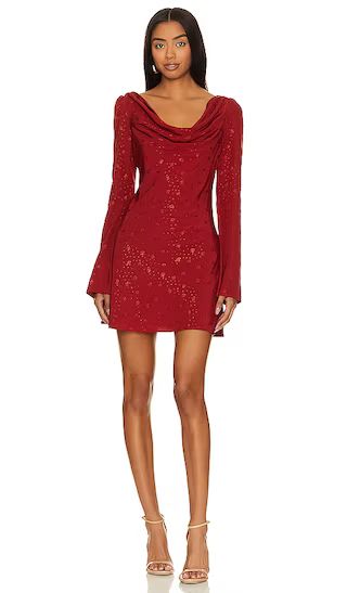 Faith Mini Dress in Deep Red | Revolve Clothing (Global)