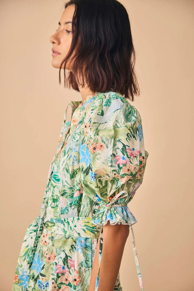 Holloway Dress | Tiered Midi Dress | Hunter Bell | Hunter Bell