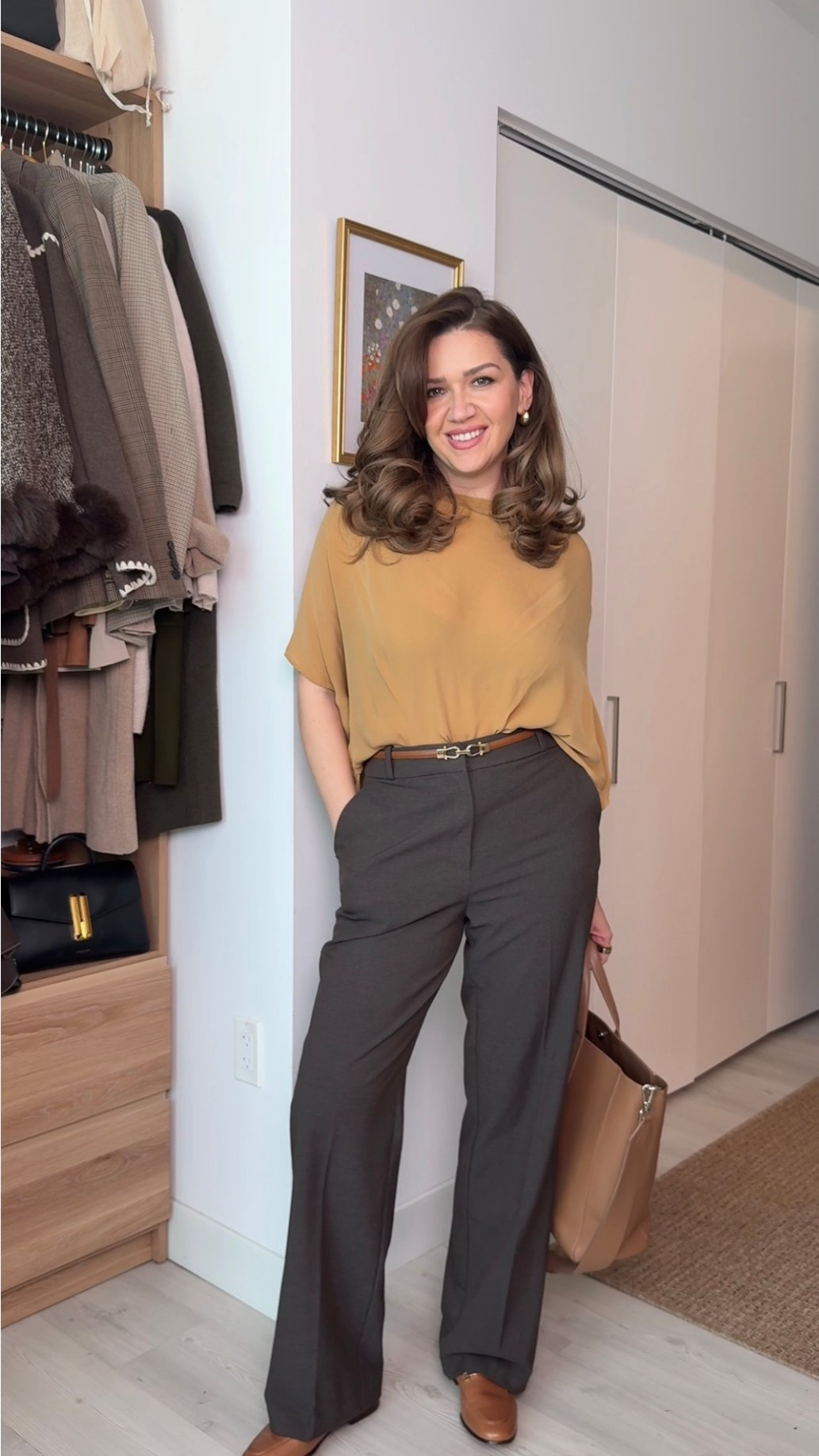 The top is a thrifted piece by Vince Camuto so I cannot link it, but I did link the rest 🤎

Pants run small, wearing an 8 ✨

#LTKSeasonal #LTKMidsize #LTKWorkwear