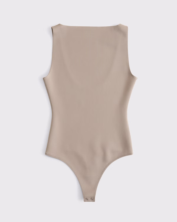 Women's Sculpt Matte Seamless Slash Scoop-Back Bodysuit | Women's Tops | Abercrombie.com | Abercrombie & Fitch (US)