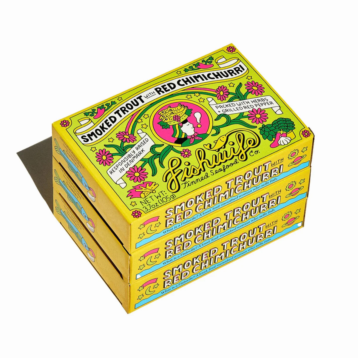 Smoked Rainbow Trout with Red Chimichurri (3-Pack) | Fishwife