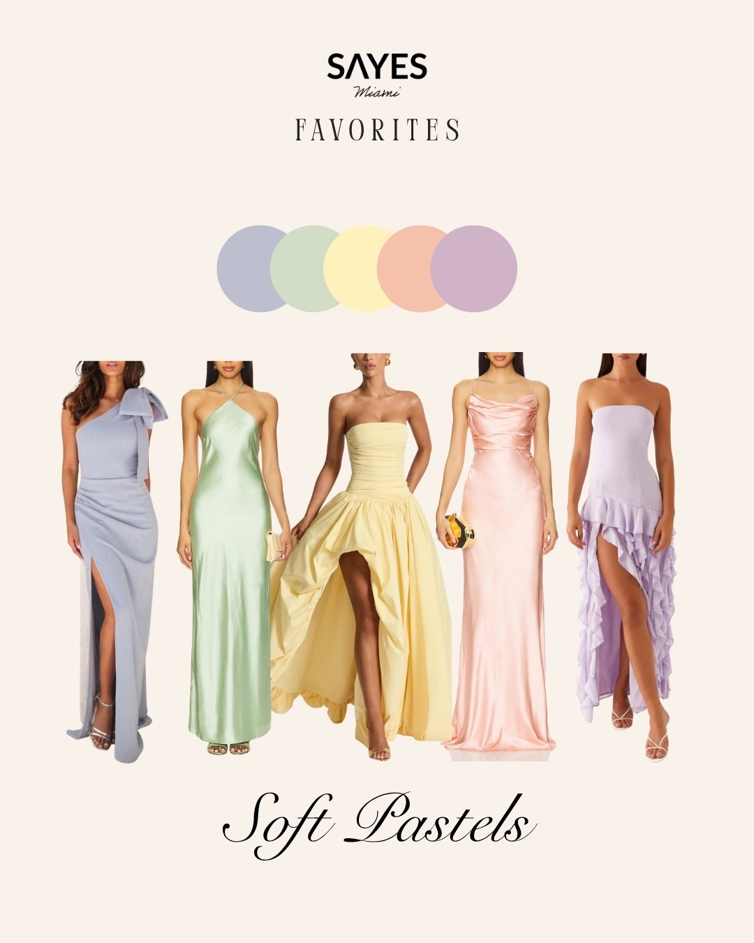 Soft pastels for the sweetest bridal party ✨ Shop these dreamy bridesmaid dresses that are perfect for a romantic celebration.
#BridesmaidStyle #PastelPerfection #WeddingSeason
