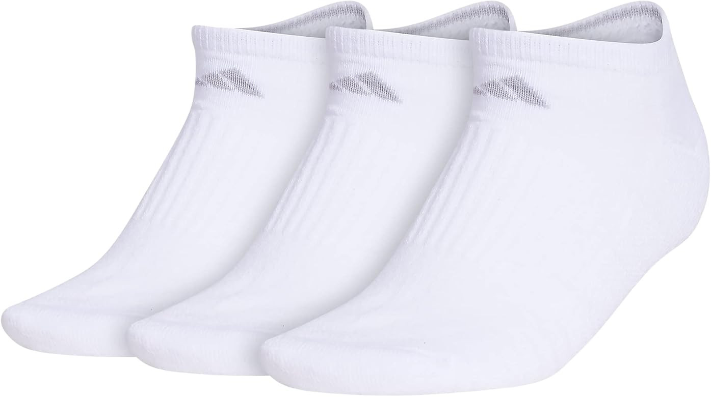 adidas Women's Cushioned No Show Socks (3-Pair) | Amazon (US)