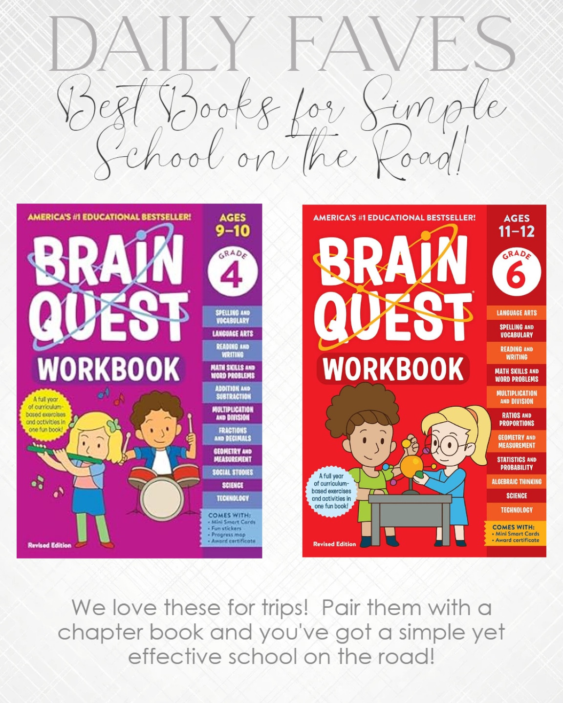 The best books for quick homeschool on the road

#LTKtravel #LTKkids #LTKfamily