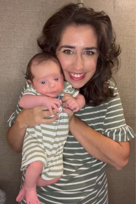 Mommy & me 
Matching outfits
Newborn baby 
Baby boy outfits
Striped dress
T-shirt dress 

#LTKbump #LTKbaby #LTKfamily