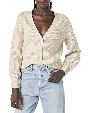 Amazon Essentials Women's Soft Touch Ribbed Blouson Cardigan | Amazon (US)