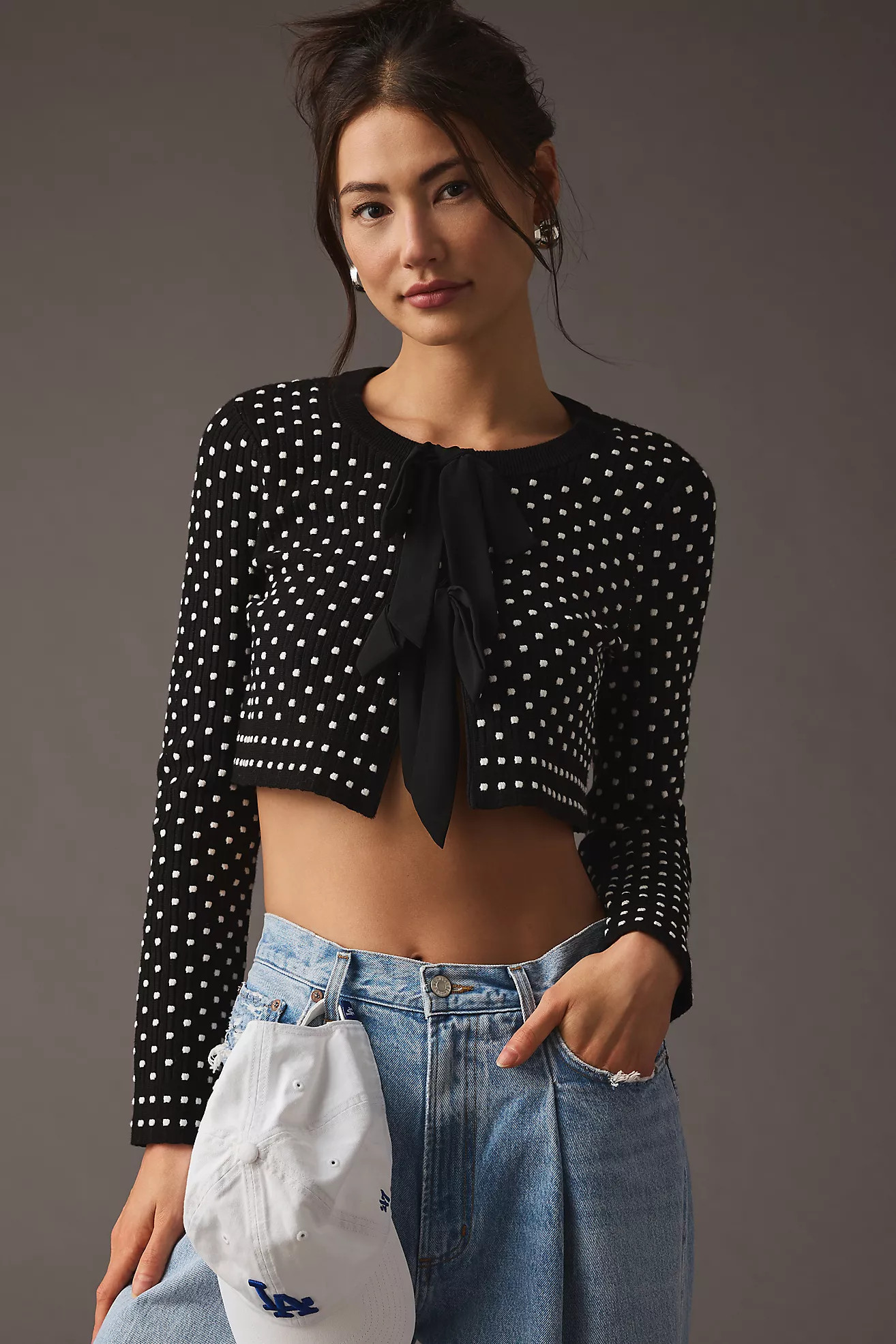 Maeve Textured Bolero Cardigan Sweater | Anthropologie (US)