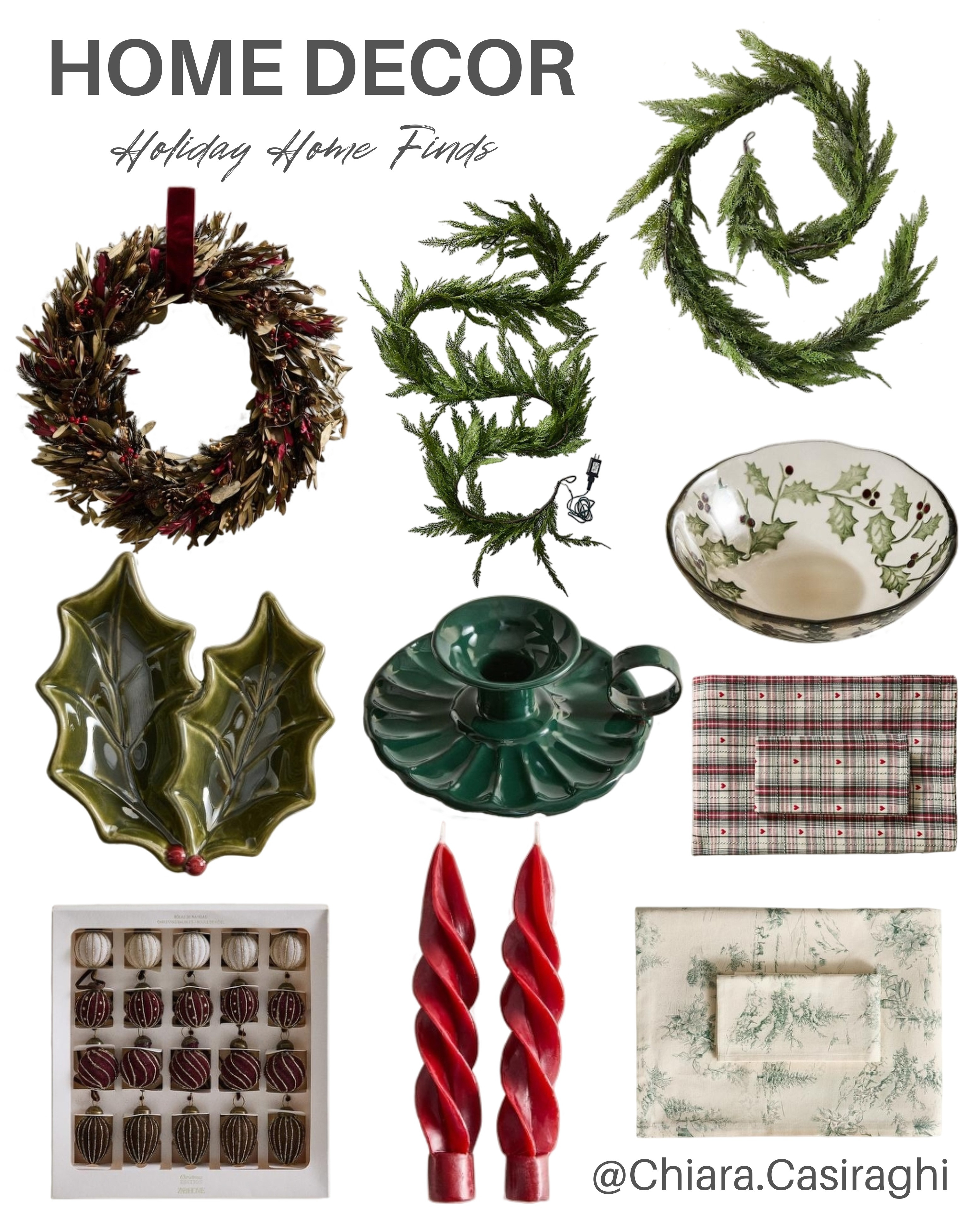 Time to make your home sparkle! My Holiday Home Finds edit is live, featuring cozy textiles, gorgeous tableware, and festive decor to get your space ready for guests! Tap to shop all the seasonal favorites before they sell out! #HolidayDecor #HomeFinds #FestiveHome #ChristmasDecor #CozyHome #HolidayInspo #ShopTheLook #LTKHome 

 #LTKGiftGuide #LTKHoliday #LTKSaleAlert
