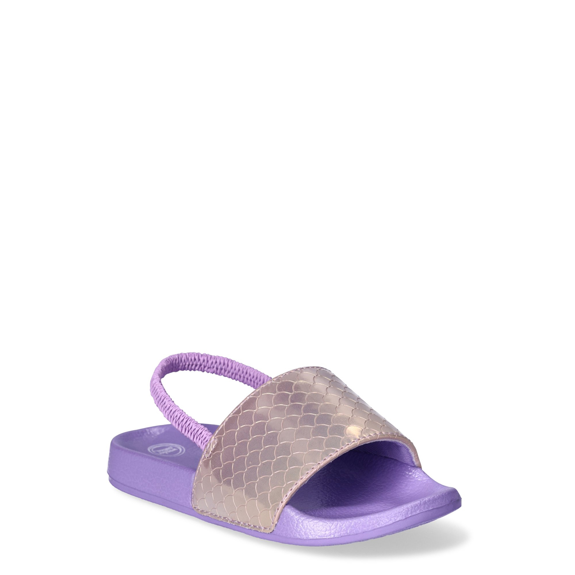 Wonder Nation Baby Girls Mermaid Slide Sandals - Walmart.com | Walmart (US)