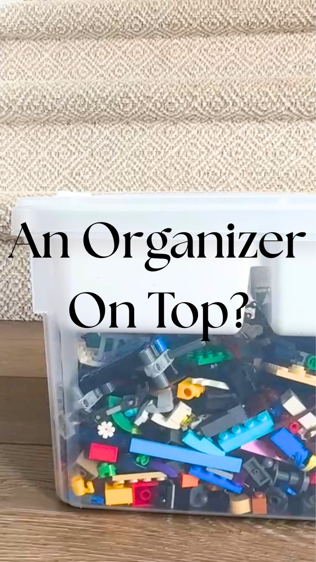 A tote with a removable organizer for Lego storage. Say no more! My boys (and girls!) love pulling the tote out and having all the pieces right there!

Lego storage. Storage bin. Art storage. Kids crafts. Organization hack.

#LTKHome #LTKKids #LTKmomlife

#LTKKids #LTKHome #LTKmomlife