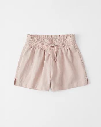 Linen-Blend Pull-On Shorts | Abercrombie & Fitch US & UK