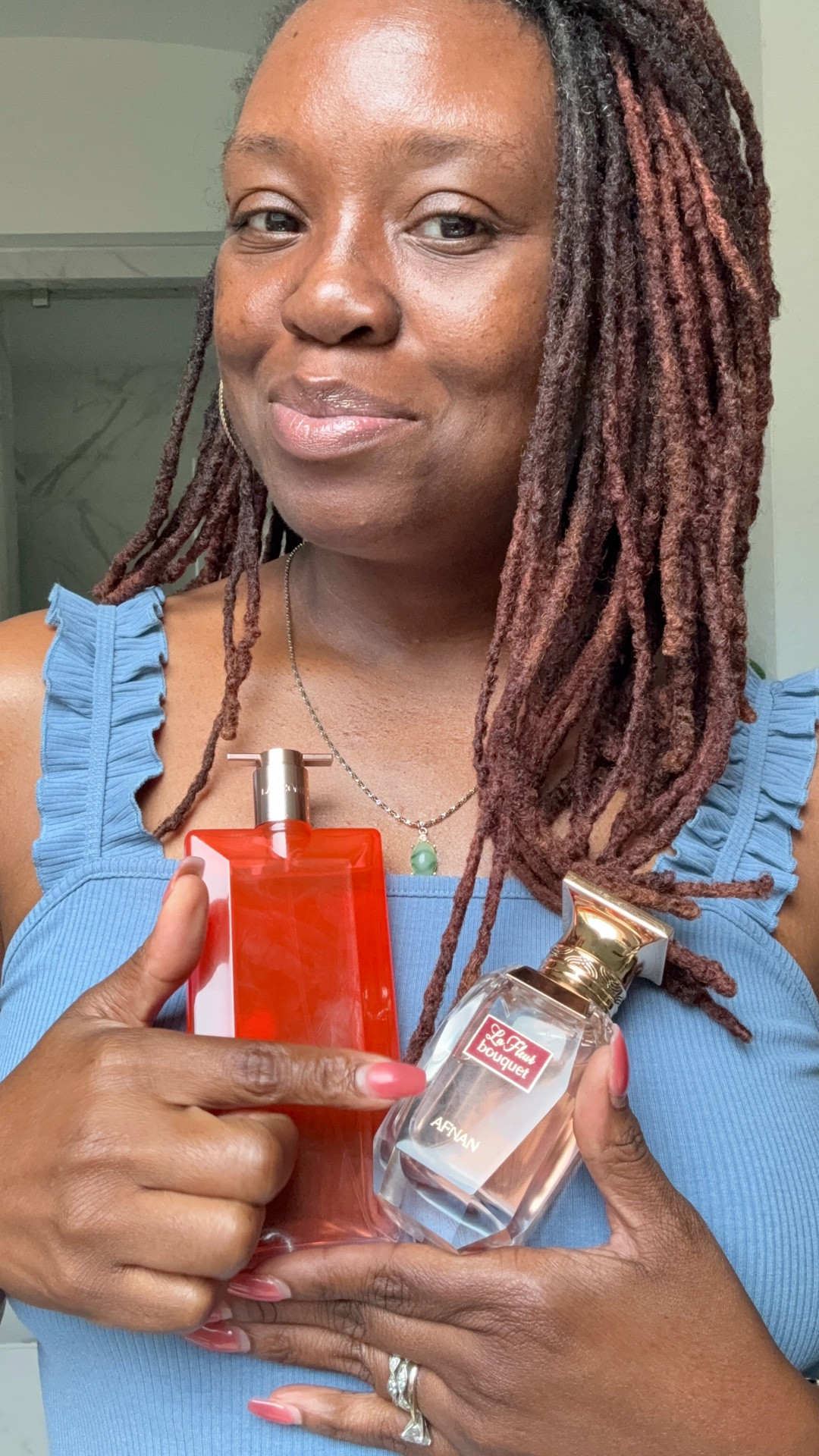 If you love a juicy fruity floral, this one is so good for spring. 🍑🌸

Today’s scent of the day is Afnan La Fleur Bouquet Eau de Parfum, and she’s giving sweet peaches, soft florals, and flirty energy.

It’s one of those fragrances that feels perfect for:
• spring days
• brunch with the girls
• date night with your boo

It lingers beautifully and has that playful feminine vibe I love for warm weather.

✨ Tap this post to shop it.

#LTKgrwm #LTKselfcare #LTKstorytime