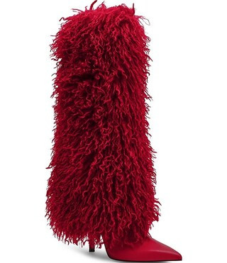 Steve Madden Icon Faux Fur Fold Over Knee High Boots | Dillard's | Dillard's