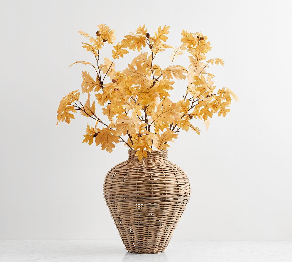 Faux Golden Oak Branch With Acorns | Pottery Barn (US)