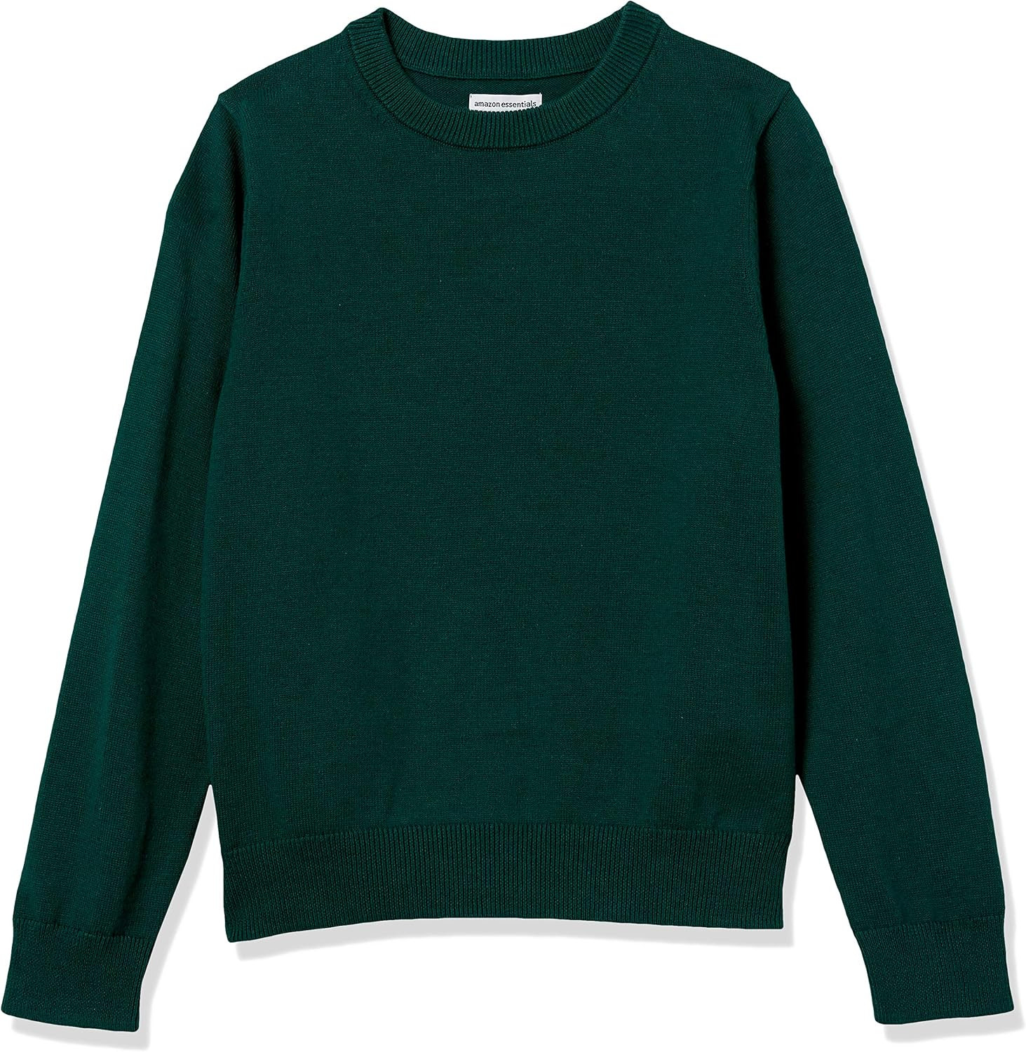 Amazon Essentials Boys and Toddlers' Uniform Cotton Crewneck Pullover Sweater | Amazon (US)