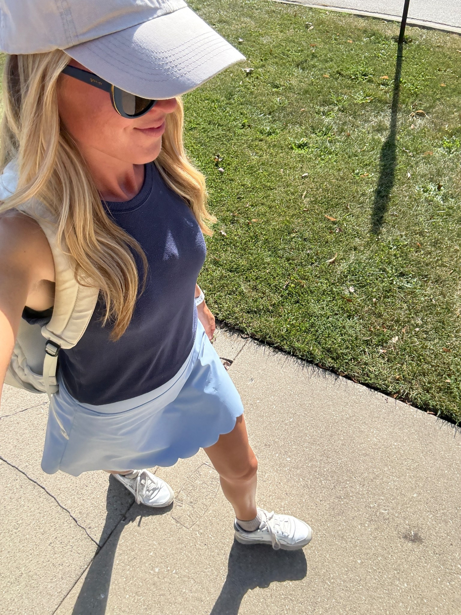 Scalloped tennis skirt is totally my vibe. This skirt is on sale right now too! Looooving the extended summer we are having.

#LTKSaleAlert #LTKActive #LTKStyleTip