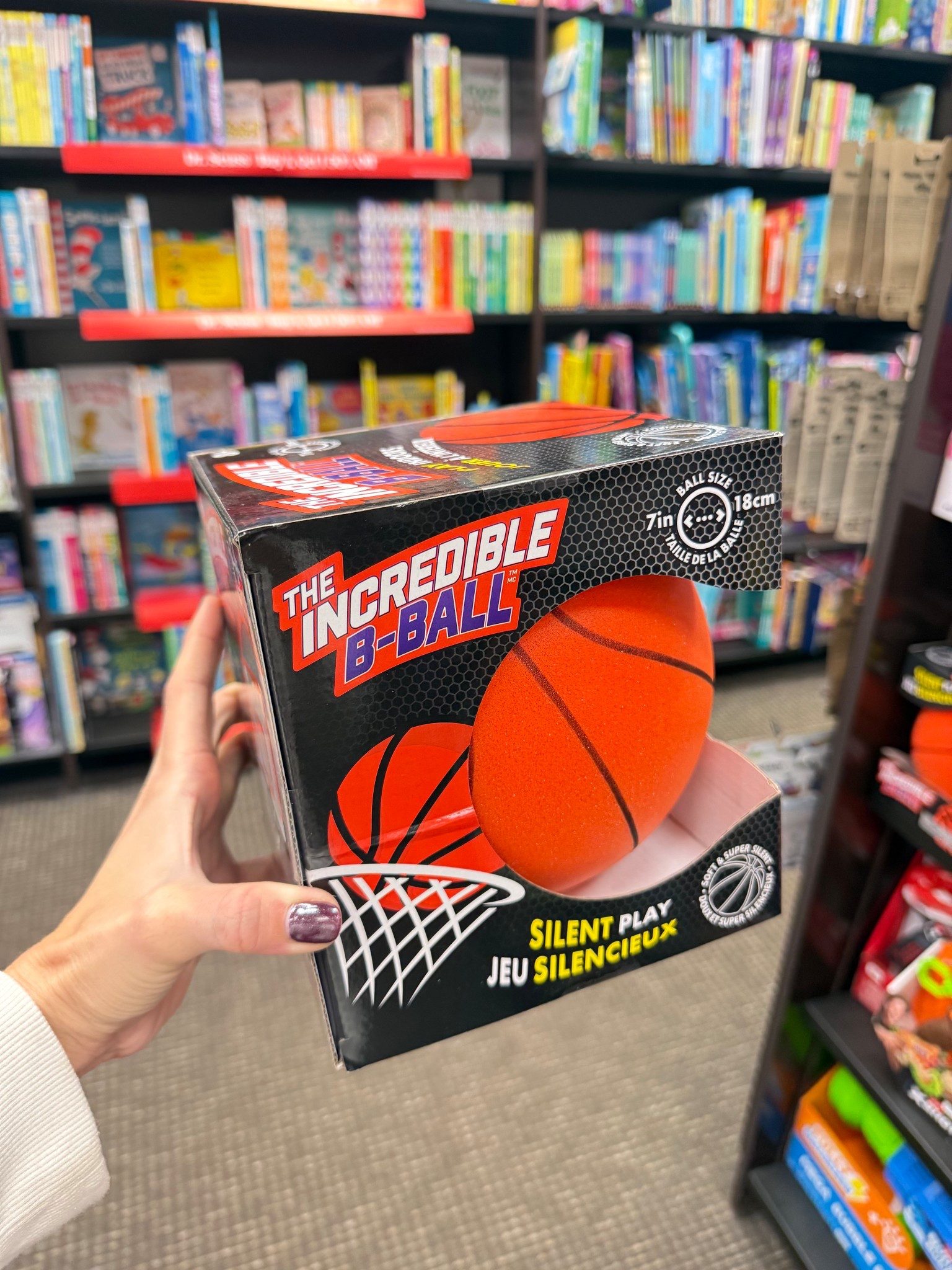 NERF Quietcourt Silent Foam Basketball - Quiet Ball for Indoor Dribbling Practice + Drills - 28.5" inch Kids + Youth Basketball - Never Goes Flat Foam

#LTKKids #LTKHoliday #LTKGiftGuide