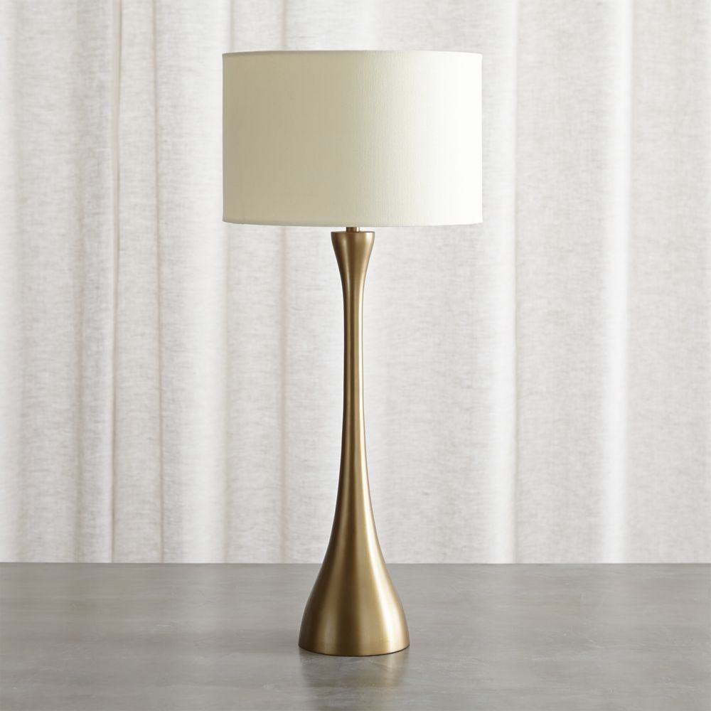Melrose Brass Table Lamp | Crate & Barrel