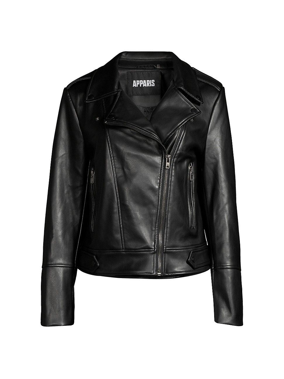 Women's Sofi Faux Leather Moto Jacket - Noir - Size Small - Noir - Size Small | Saks Fifth Avenue