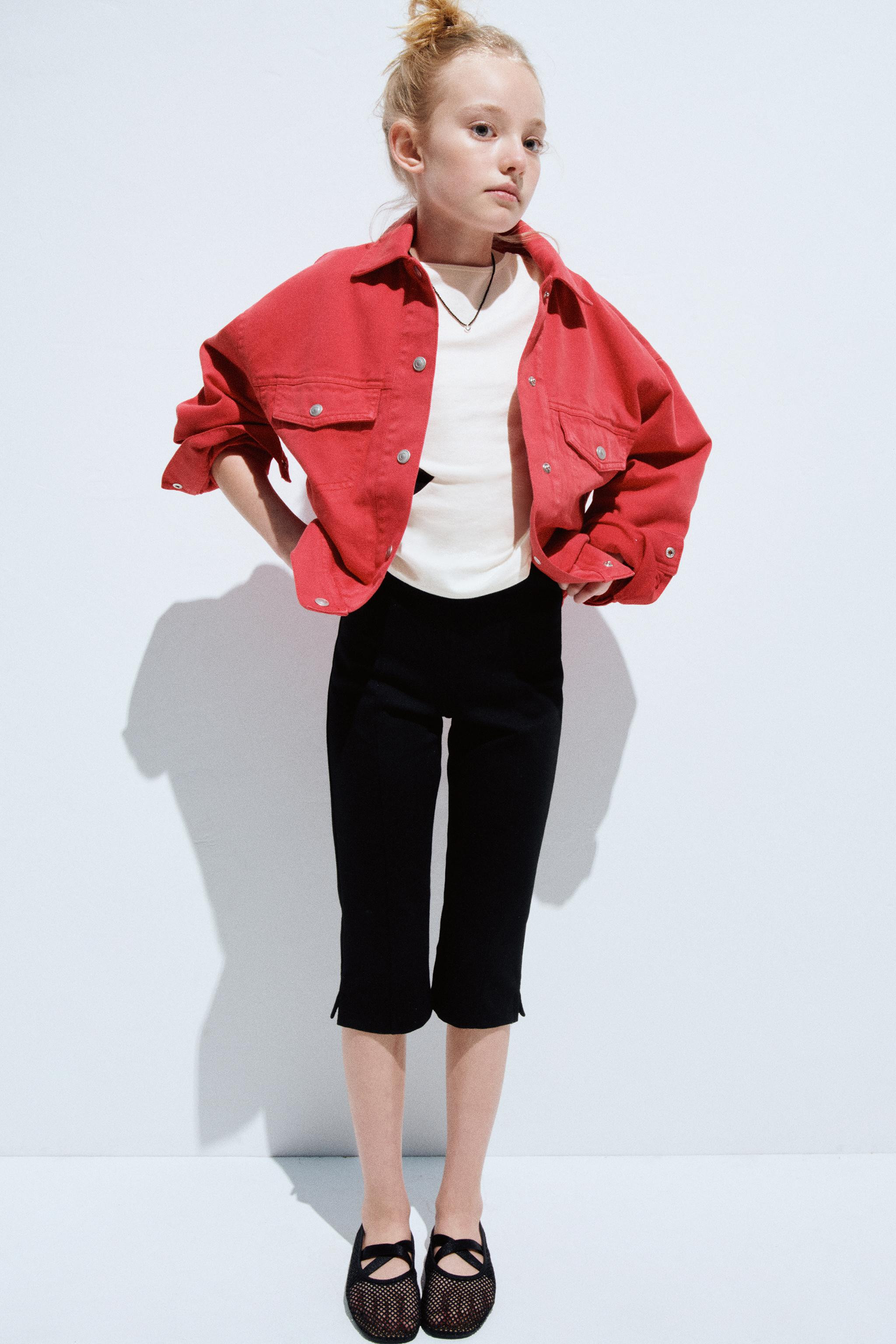 PANTALON CAPRI À OUVERTURES | Zara FR