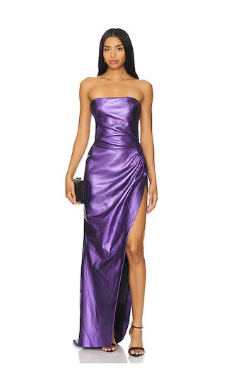 Strapless Gown in Grape Dress | Summer Wedding Guest Dress Summer | Revolve Clothing (Global)