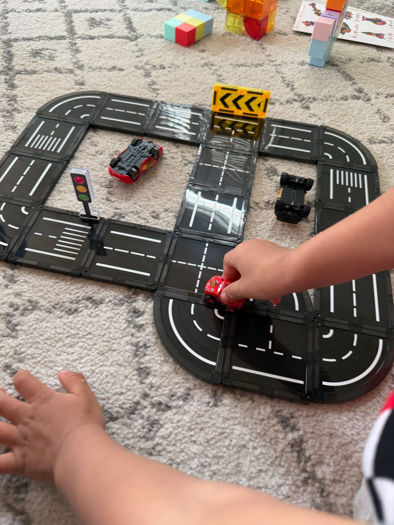 My 2 year old son absolutely loves this magnetic tiles race track! If you have a car-obsessed kiddo in your life, this is a MUST 😍

#LTKKids #LTKmomlife #LTKdayinmylife