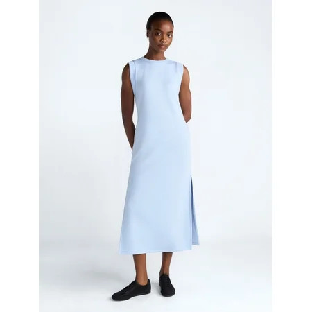 Scoop Women's and Women's Plus Scubaknit Sleeveless Maxi Dress, Sizes XS-4X | Walmart (US)