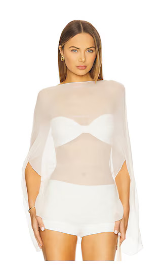 Ibis Poncho Set in Ivory | Revolve Clothing (Global)