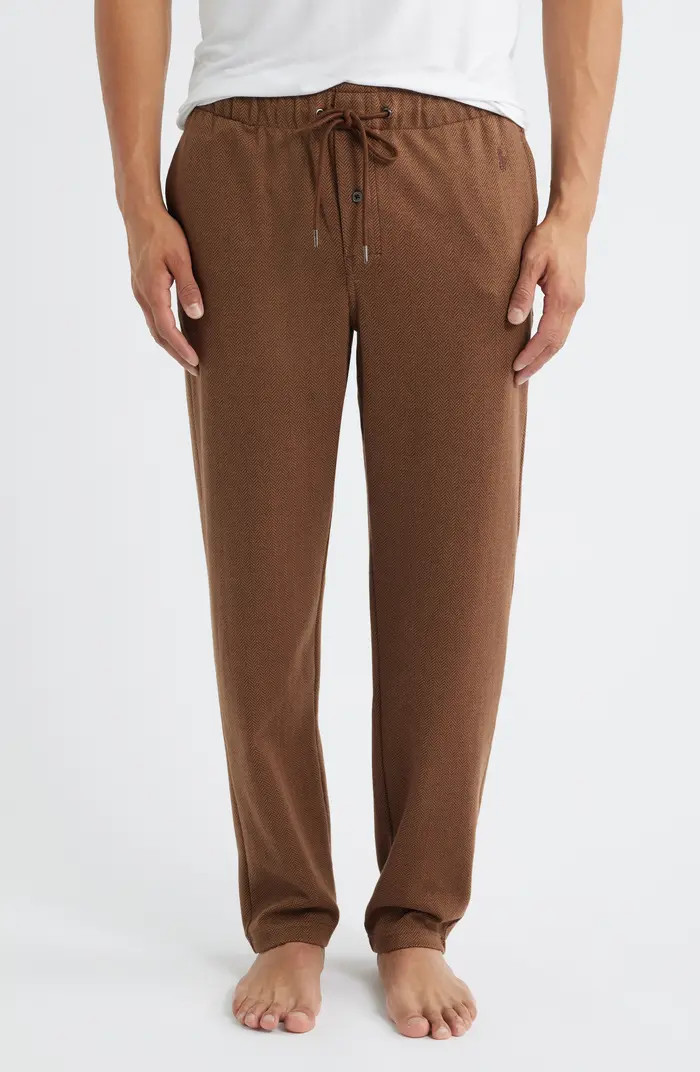 Herringbone Twill Pajama Pants | Nordstrom