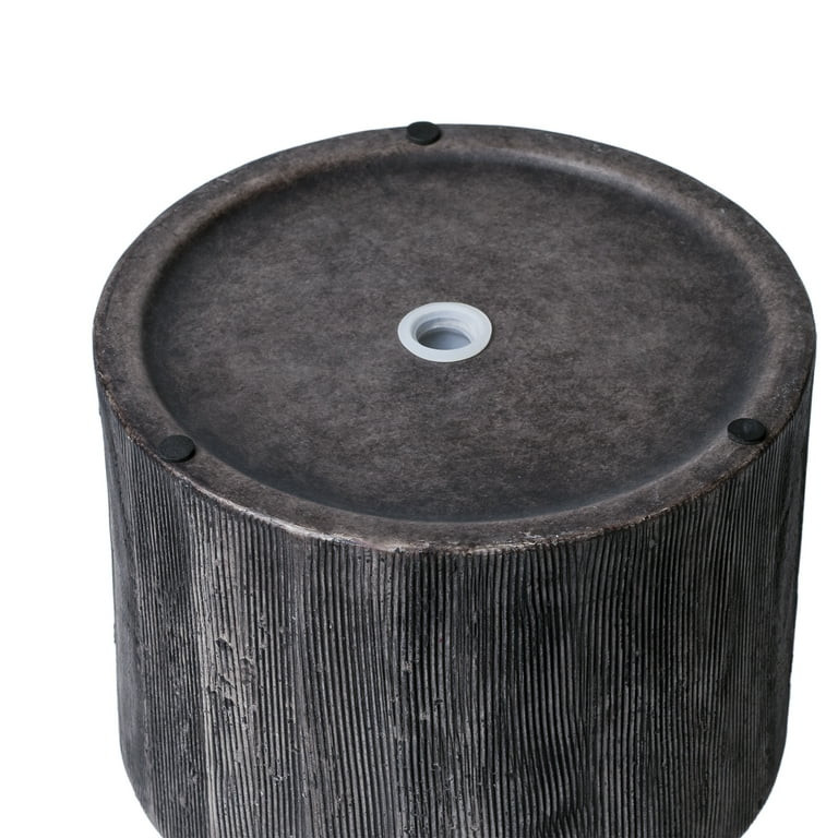 Better Homes & Gardens 8" x 8" x 7.2" Round Black Ceramic Alexander Plant Planter | Walmart (US)