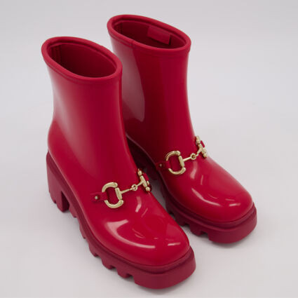 Pink Rubber Wellington Boots | TK Maxx