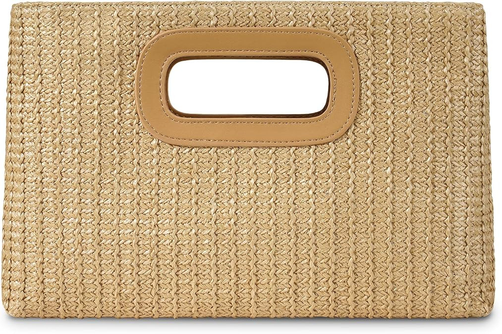 Top Handle Clutch Handbags for Women, Evening Handbag Shoulder Crossbody Purse with Gold Chain | Amazon (US)