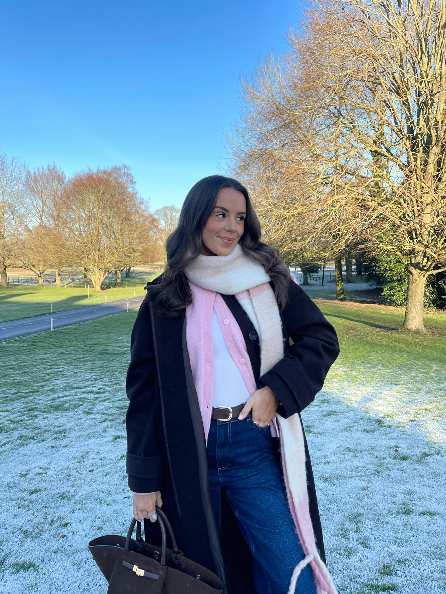 Winter to Spring Styling! 

New Look, Outfit Inspiration, Transitional Style, Spring Style, Outfit Inspiration, Wardrobe Staples, LTK2025, Black Wool Coat, Pink Cardigan, Straight Leg Jeans, White Top 

#LTKuk #LTKeurope #LTKstyletip