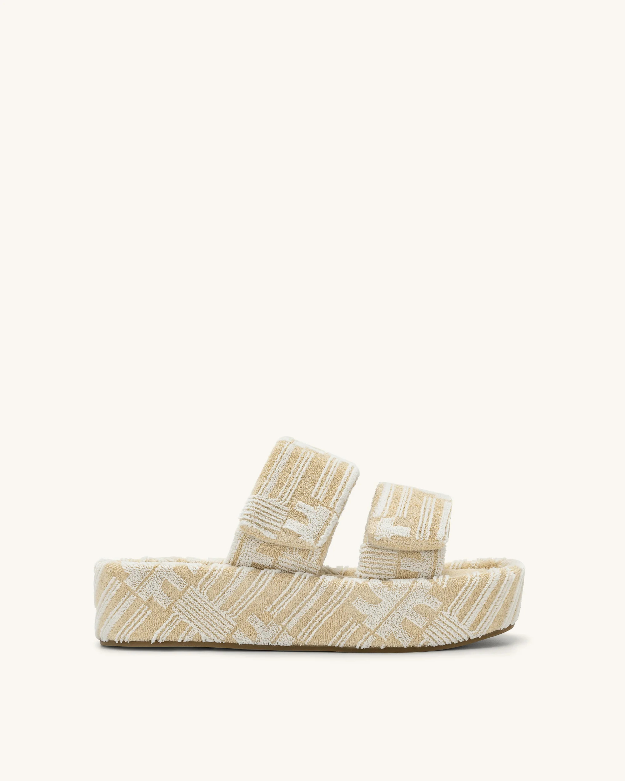 Lexi Terry Slide Sandal - OatMilk | JW PEI US
