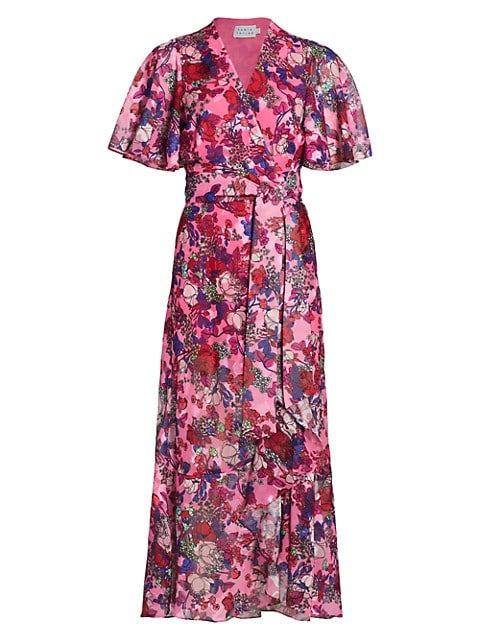 Blaire Floral Midi Wrap Dress | Saks Fifth Avenue