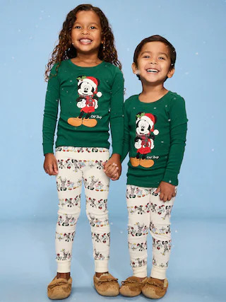 Old Navy x Disney Unisex Graphic Snug-Fit Pajama Set for Toddler & Baby | Old Navy (US)