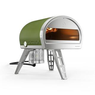 Roccbox Propane Outdoor Portable Pizza Oven 12 in. Olive | The Home Depot