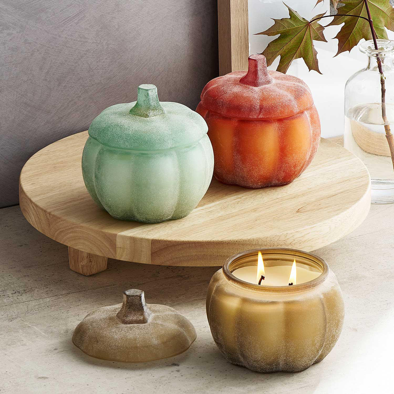 Member’s Mark Glass Pumpkin Candles, 3 pk. | Sam's Club