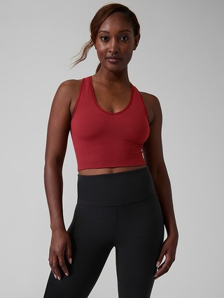 Aurora Seamless Crop Rib Tank | Athleta