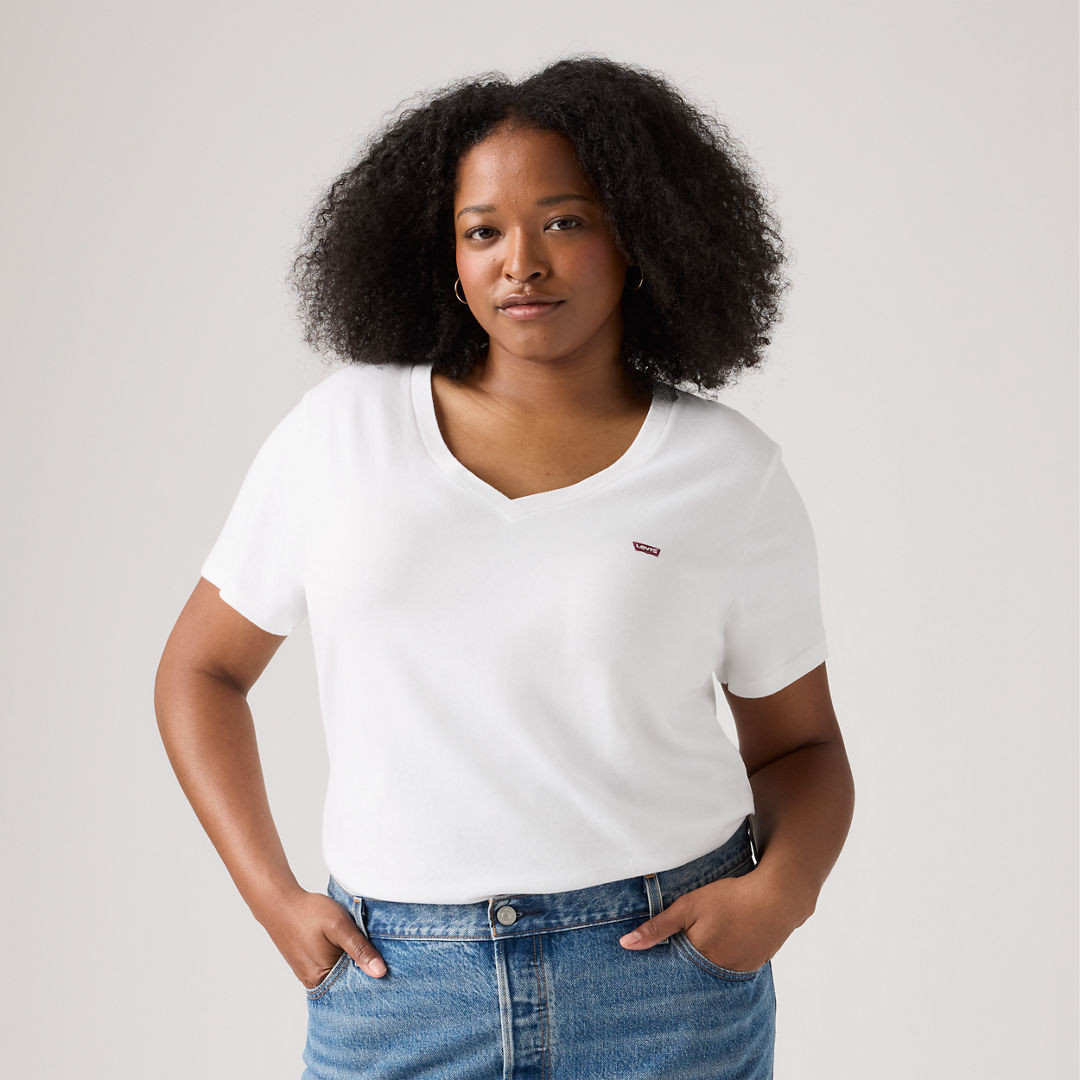 Levi's V-Neck T-Shirt (Plus Size) - Women's 4X | Levi's US