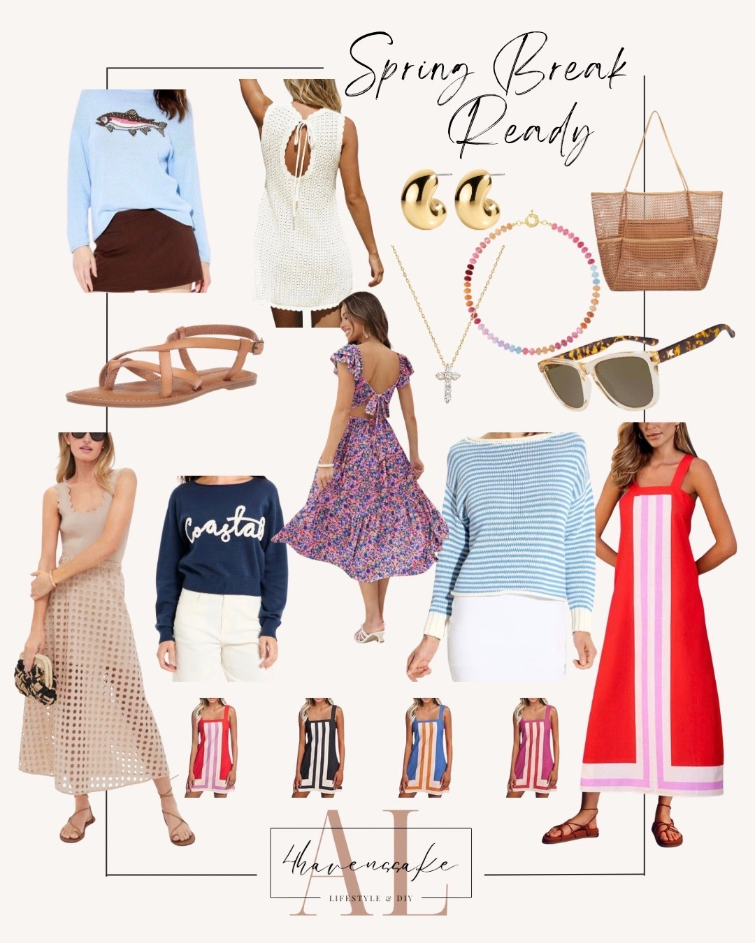 Whether you’re traveling or staying local for Spring Break, these finds add subtle pops of color and comfort.  They will carry you through summer beach days, concerts and casual outings  

#LTKTravel #LTKSeasonal #LTKootd