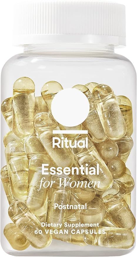 Ritual Postpartum Essentials Multivitamin with Omega-3 DHA & Choline for Lactation Support, Vitam... | Amazon (US)