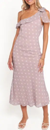 Petal & Pup Celestine Polka Dot One-Shoulder Dress | Nordstrom | Nordstrom