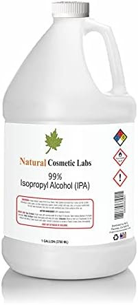 Isopropyl Alcohol 99% (IPA) Rubbing Alcohol by Natural Cosmetic Labs - Made In USA - 3780 ml /Gal... | Amazon (US)