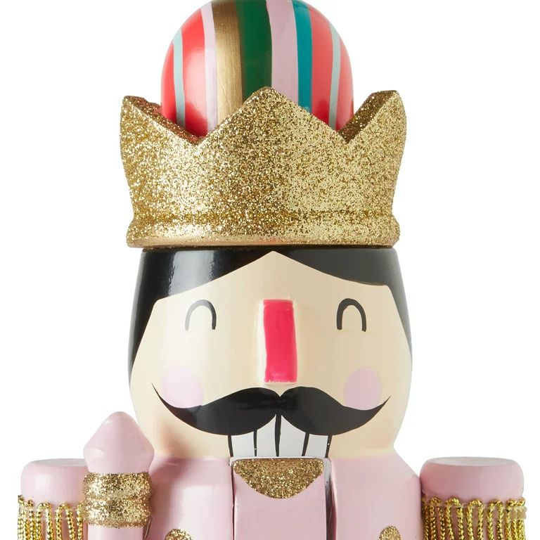 Packed Party "Nuts for the Holidays" 12 inch Nutcracker Pink Christmas Holiday - Walmart.com | Walmart (US)