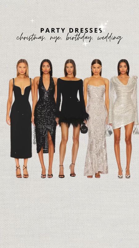 Party dress ideas 🥂✨ How gorgeous are they?! I’ve selected some top selling dresses from Revolve for you. I would wear every single one of them 🖤

Read the size guide/size reviews to pick the right size.

Leave a 🖤 to favorite this post and come back later to shop

Holiday dress, party dress, christmas dress, embellished dress, mini dress, maxi dress, black dress, silver dress, feather dress, long sleeved dress

#LTKHoliday #LTKparties #LTKwedding